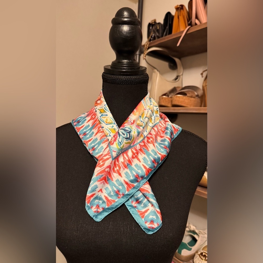 Colorful Paisley Women's Scarf - Picture 2 of 4